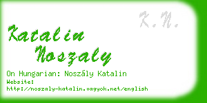 katalin noszaly business card